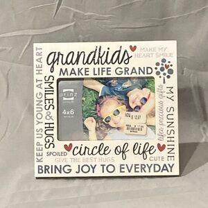 White/Cream Grandkids Photo Frame by Prinz